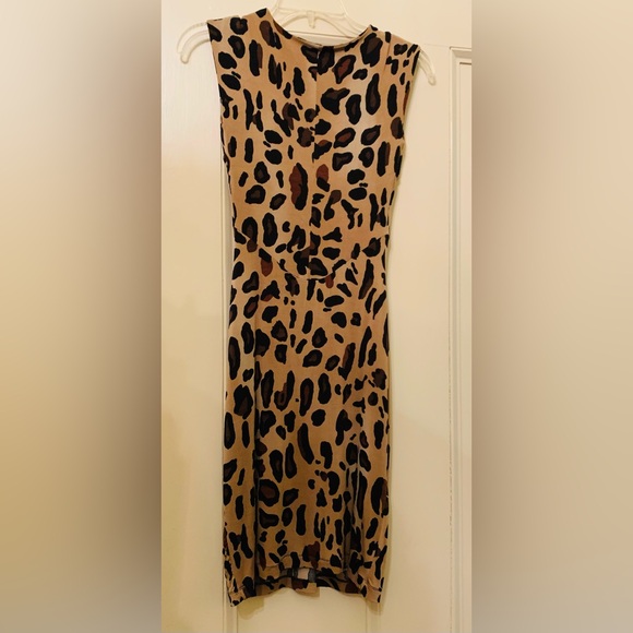 Animal print sleeveless dress - Picture 2 of 3